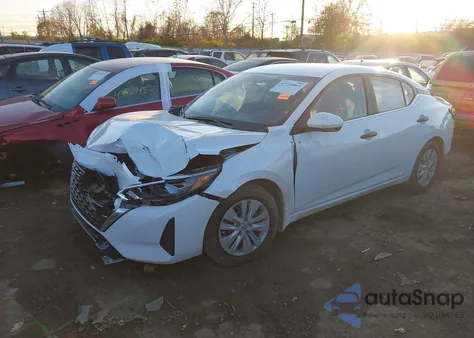 2025 Nissan Sentra S from USA, damaged, VIN 3N1AB8BV4SY362804